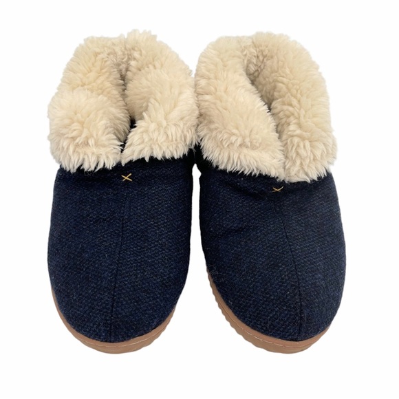 Dearfoam Faux Fur Lined Warm Up Bootie Slippers Size Medium 9-10 - Picture 8 of 10